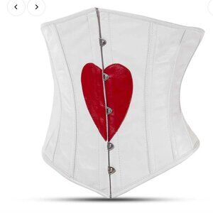Heart corset top - Under Bust Steel Boned Corset
